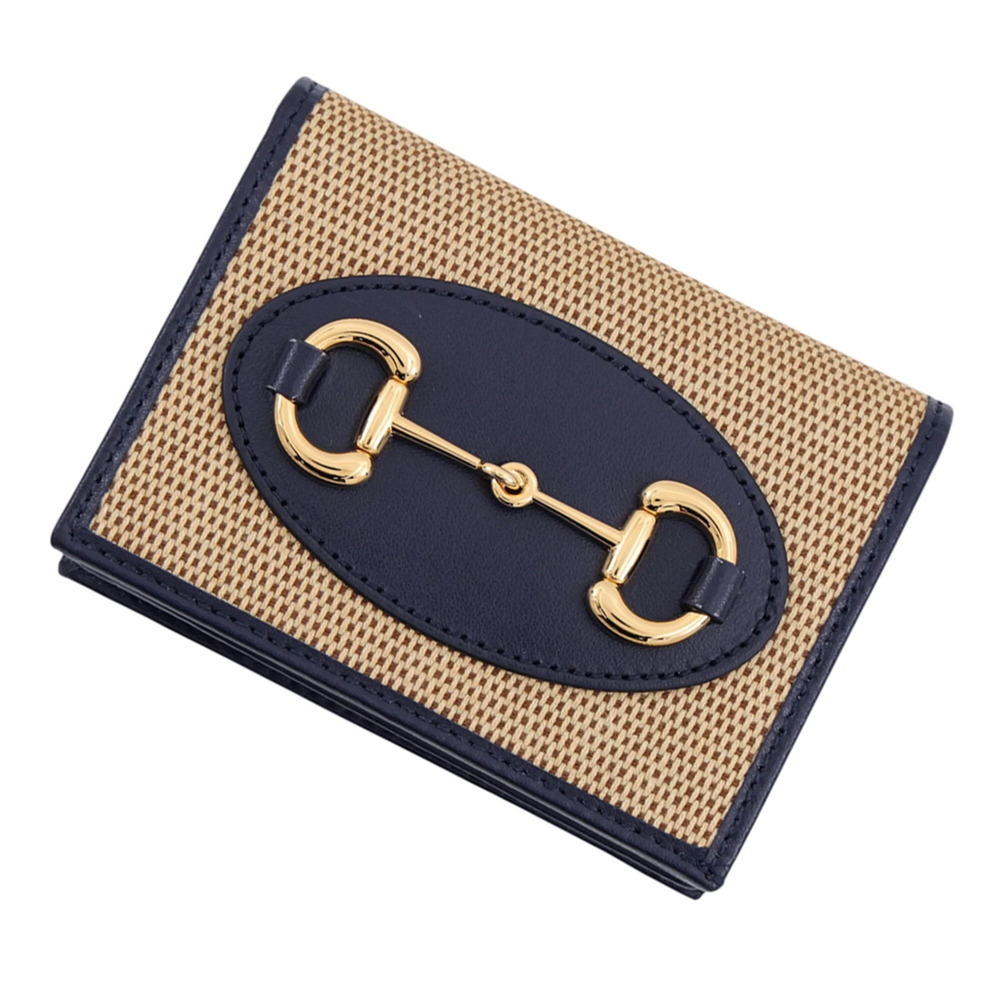 Gucci Bi-fold Wallet Horsebit 1955 Compact 621887 GUCCI WALLET